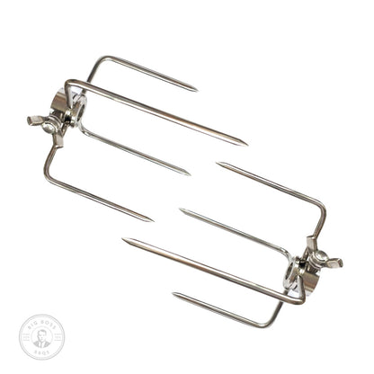 Heavy Duty 4 Prong for BBQ Spit Rotisserie