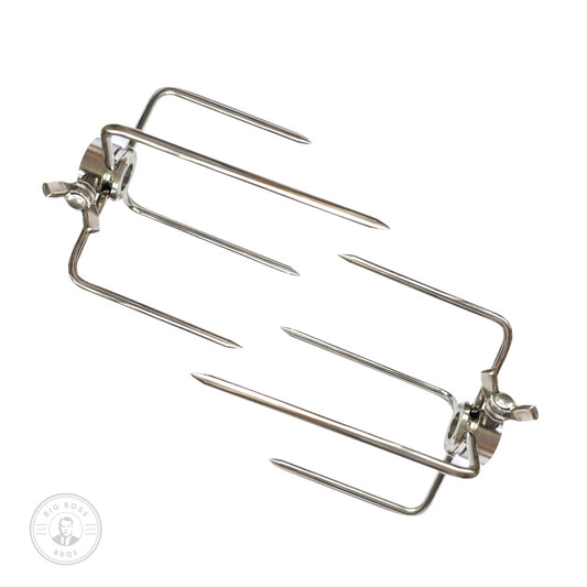 Heavy Duty 4 Prong for BBQ Spit Rotisserie